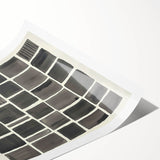 Abstract minimalist rolled print showcasing soft pastel colors and geometric shapes, elegantly packaged in a sturdy cardboard tube for easy display and protection. Perfect for modern home decor enthusiasts looking to enhance their interiors with contemporary art.