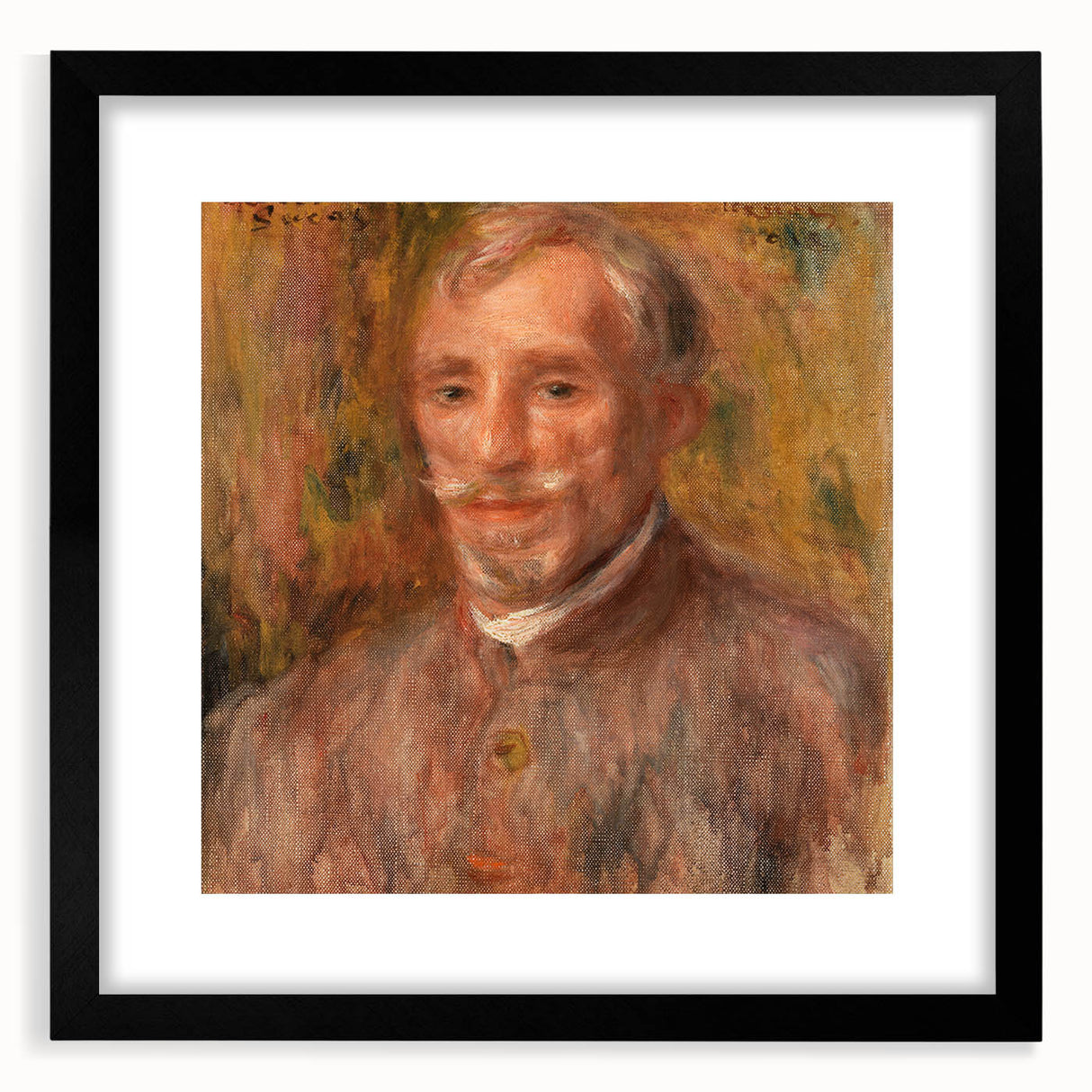 Impressionism Wall Art: Portrait of Félix Lucas by Pierre-Auguste Renoir