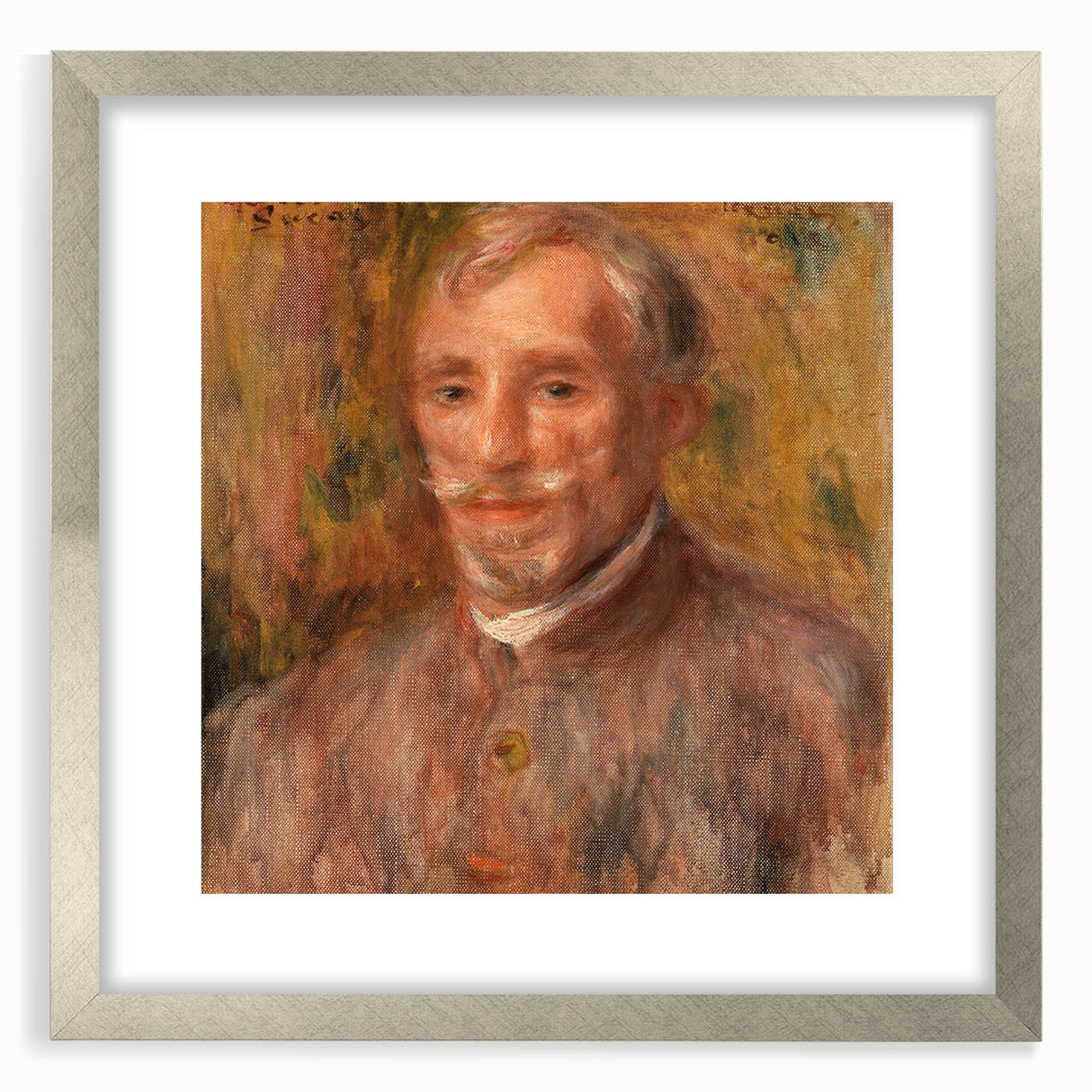 Impressionism Wall Art: Portrait of Félix Lucas by Pierre-Auguste Renoir