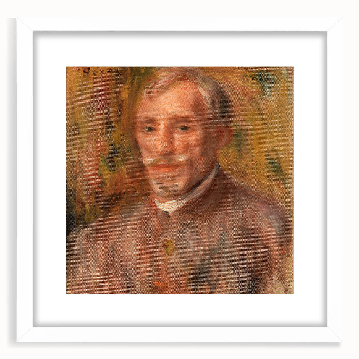 Impressionism Wall Art: Portrait of Félix Lucas by Pierre-Auguste Renoir