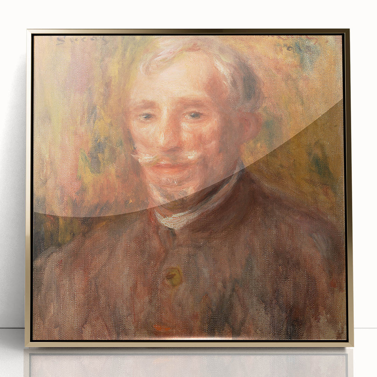 Impressionism Wall Art: Portrait of Félix Lucas by Pierre-Auguste Renoir