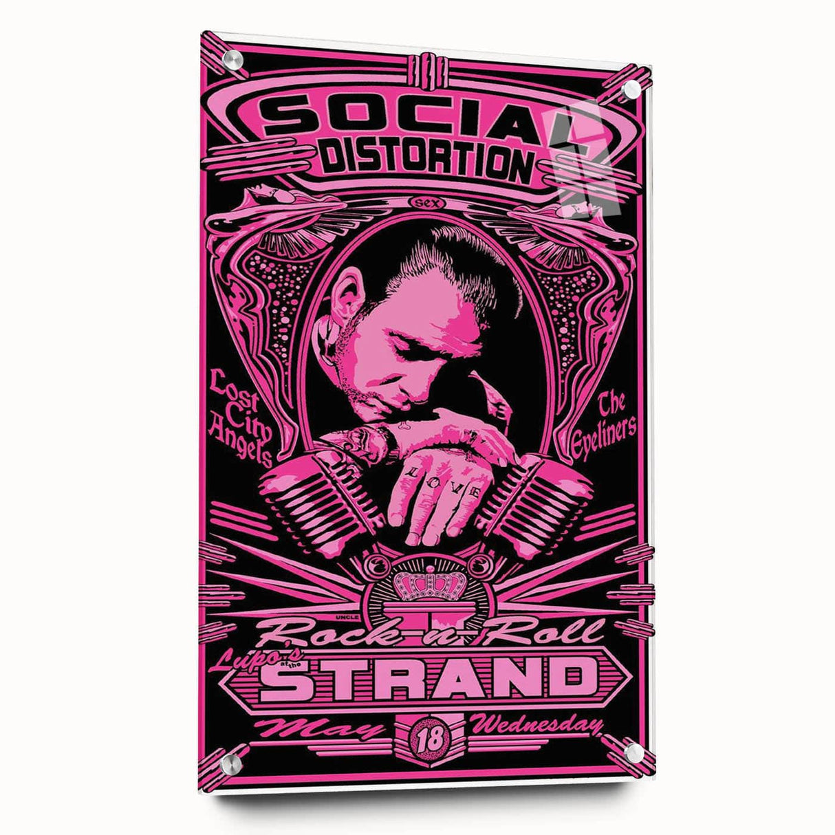Retro Social Distortion Poster - Vintage Punk Rock Wall Art