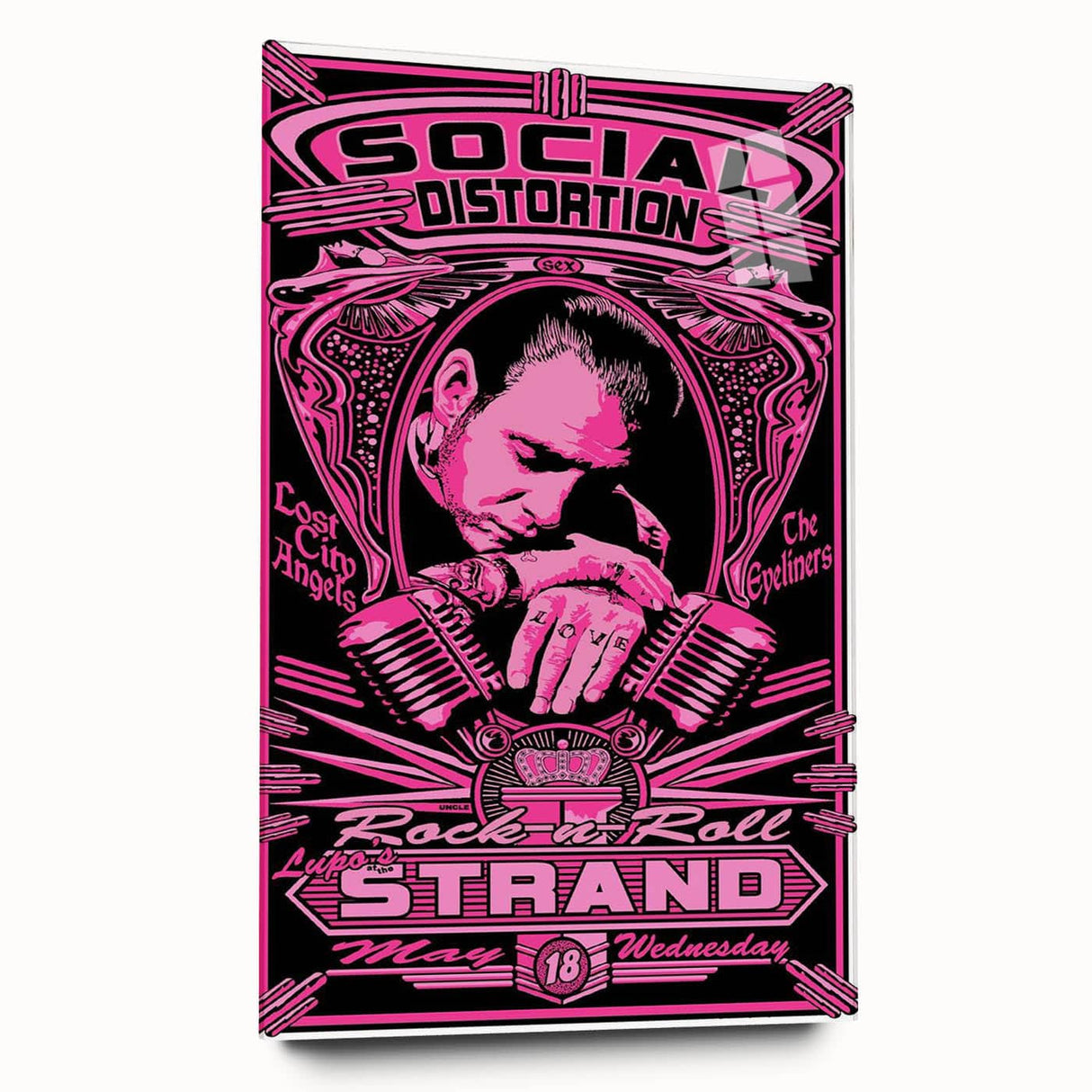 Retro Social Distortion Poster - Vintage Punk Rock Wall Art