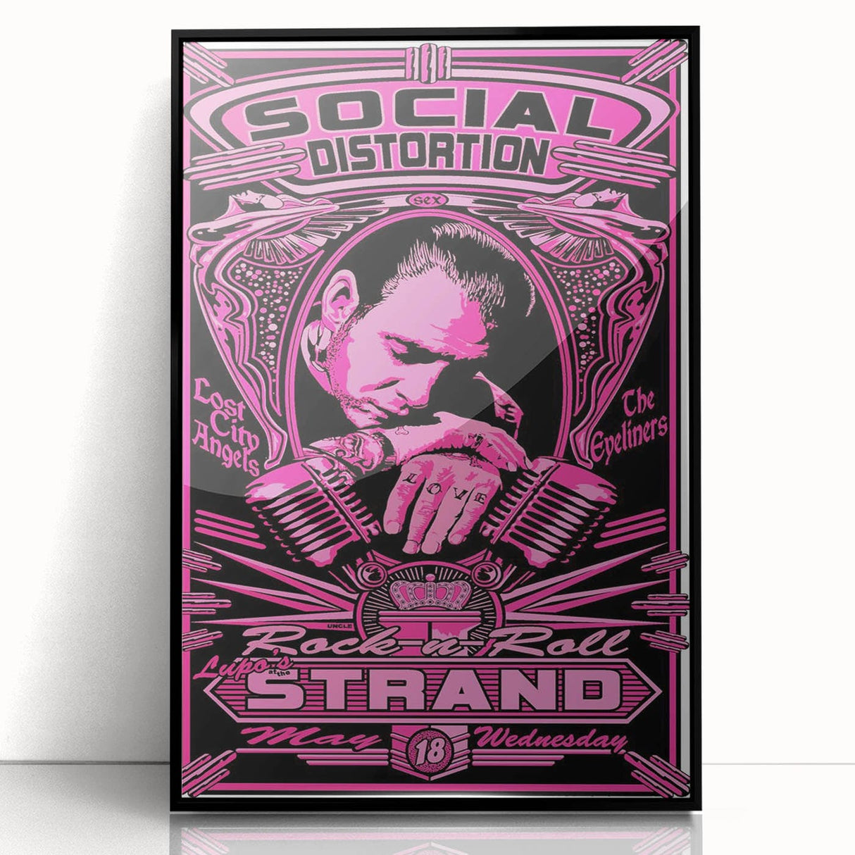 Retro Social Distortion Poster - Vintage Punk Rock Wall Art