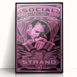 Retro Social Distortion Poster - Vintage Punk Rock Wall Art