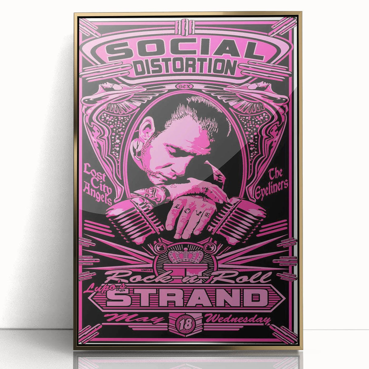 Retro Social Distortion Poster - Vintage Punk Rock Wall Art