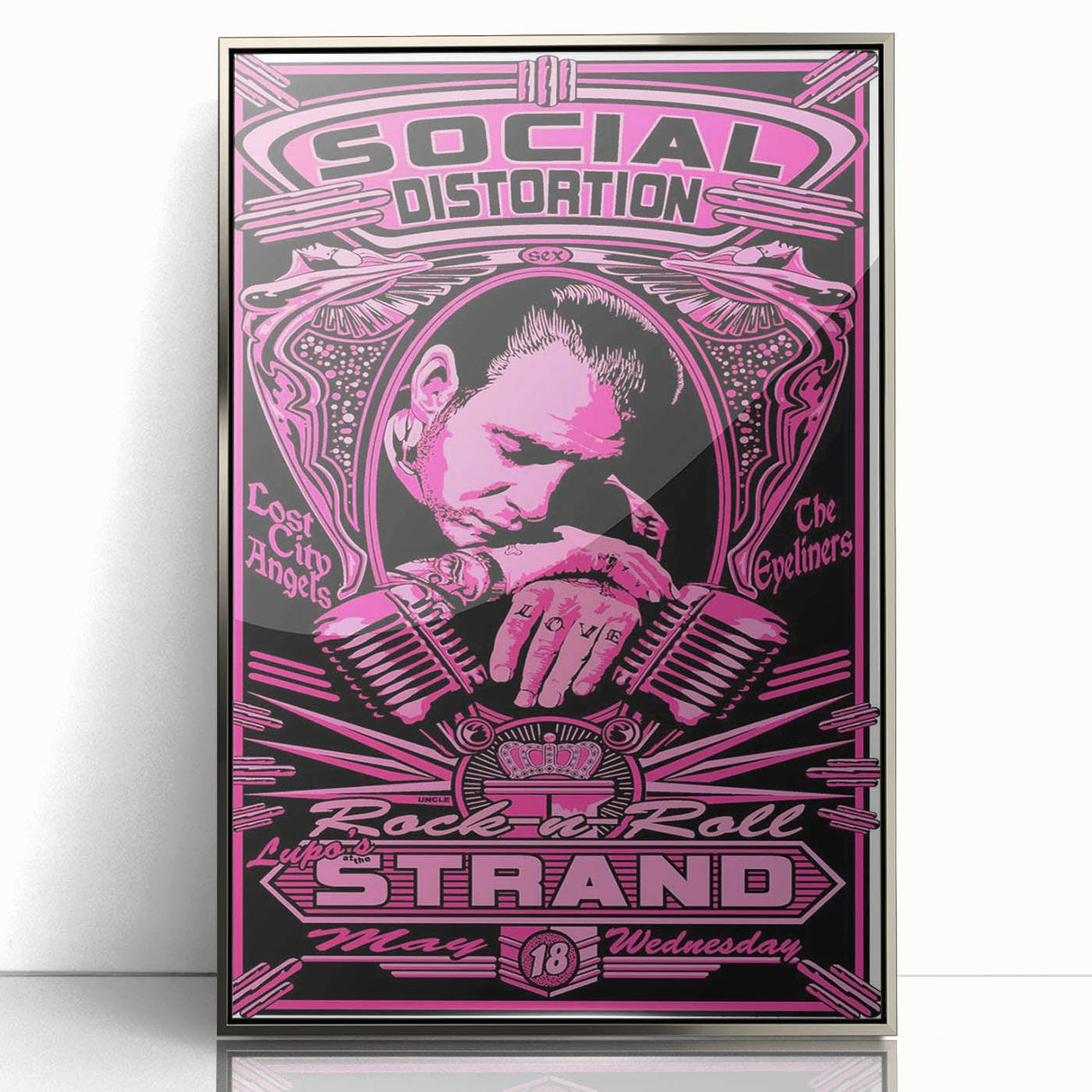 Retro Social Distortion Poster - Vintage Punk Rock Wall Art