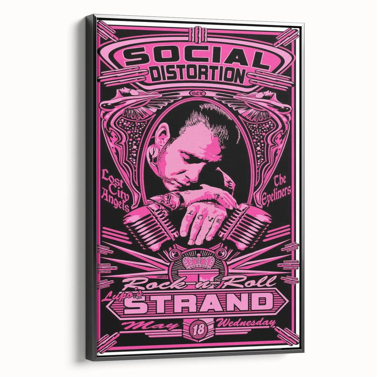 Retro Social Distortion Poster - Vintage Punk Rock Wall Art