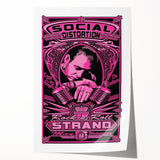 Retro Social Distortion Poster - Vintage Punk Rock Wall Art