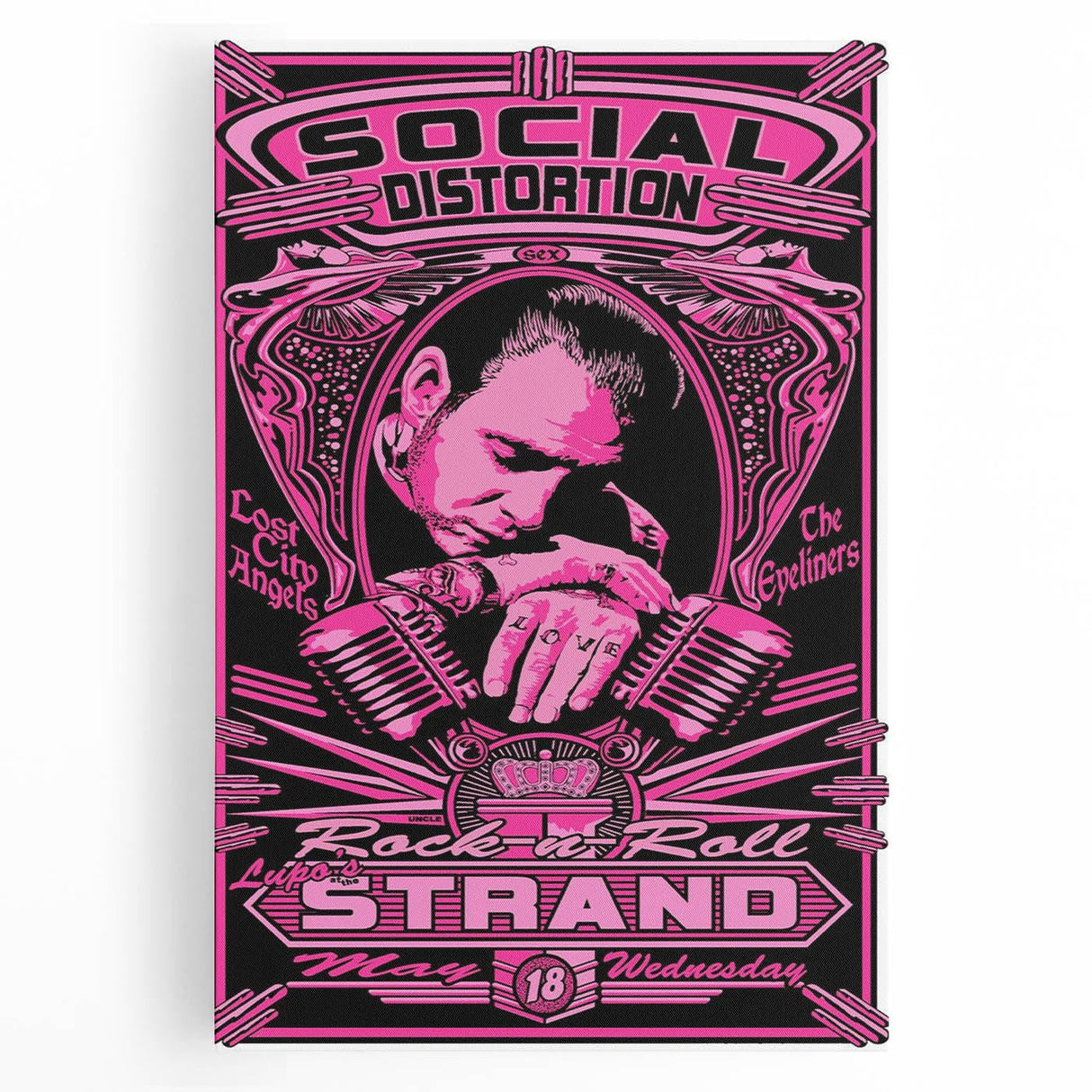 Retro Social Distortion Poster - Vintage Punk Rock Wall Art