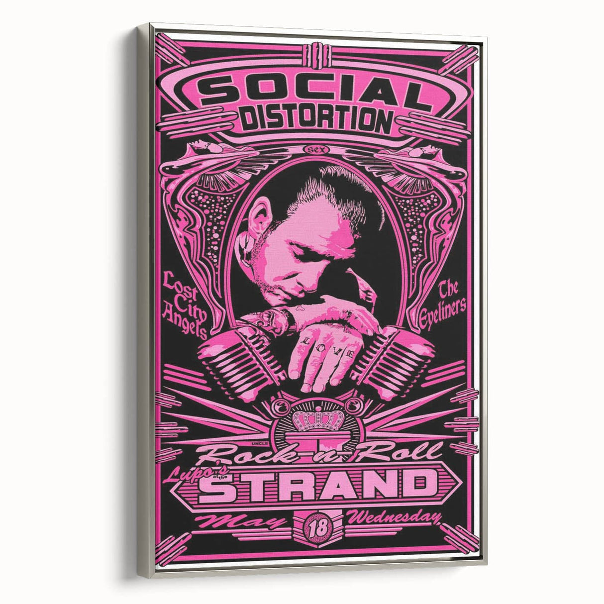 Retro Social Distortion Poster - Vintage Punk Rock Wall Art