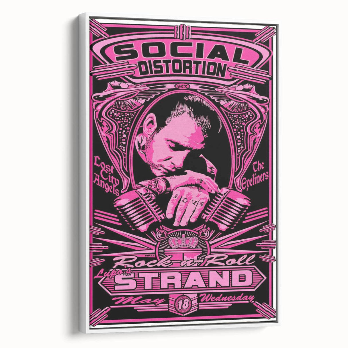 Retro Social Distortion Poster - Vintage Punk Rock Wall Art