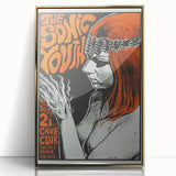 Retro Sonic Youth Poster - Vintage Indie Rock Wall Art