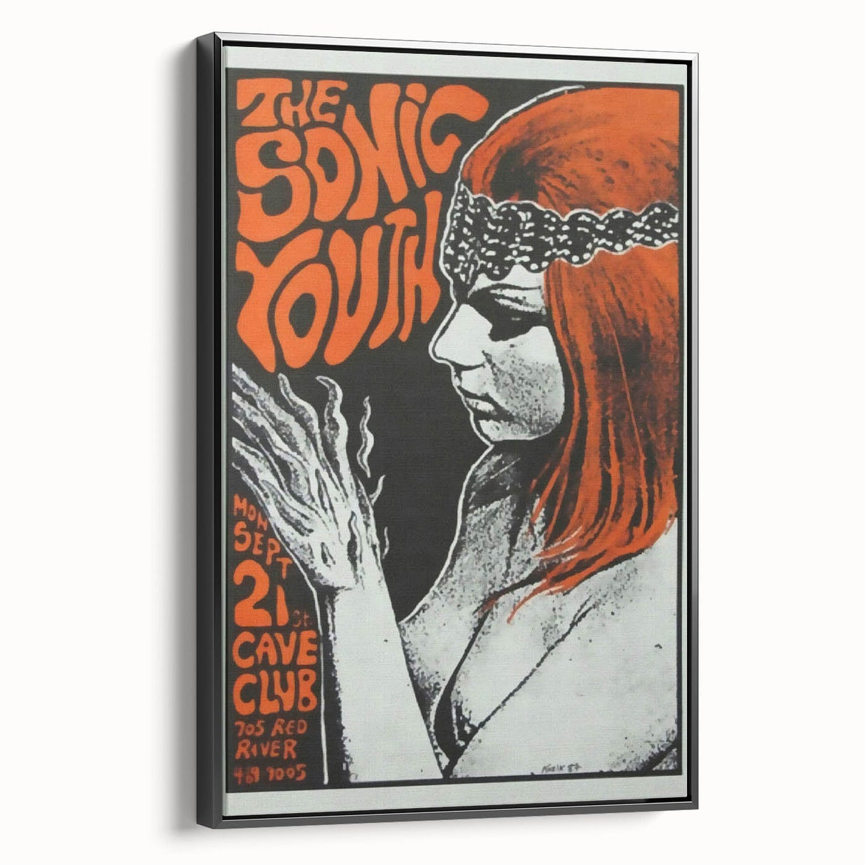 Retro Sonic Youth Poster - Vintage Indie Rock Wall Art