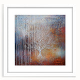 Rustic Abstract Tree Wall Art - Large Canvas & Framed Print