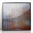 Rustic Abstract Tree Wall Art - Large Canvas & Framed Print
