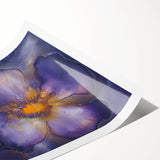 Abstract minimalist rolled print featuring a blend of soft pastel colors, ideal for modern home decor. The artwork showcases fluid shapes and gentle curves, adding a serene touch to any interior space. Perfect for enhancing living room or office aesthetics.