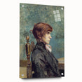 Toulouse-Lautrec Portrait Wall Art - Jeanne Wenz in Profile