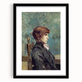 Toulouse-Lautrec Portrait Wall Art - Jeanne Wenz in Profile