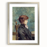 Toulouse-Lautrec Portrait Wall Art - Jeanne Wenz in Profile