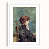 Toulouse-Lautrec Portrait Wall Art - Jeanne Wenz in Profile