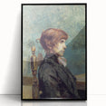 Toulouse-Lautrec Portrait Wall Art - Jeanne Wenz in Profile