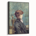 Toulouse-Lautrec Portrait Wall Art - Jeanne Wenz in Profile