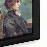 Toulouse-Lautrec Portrait Wall Art - Jeanne Wenz in Profile