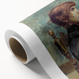 Toulouse-Lautrec Portrait Wall Art - Jeanne Wenz in Profile