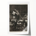 Modern Wall Art - Dramatic Boxing Match Scene | Monochrome Contemporary Print