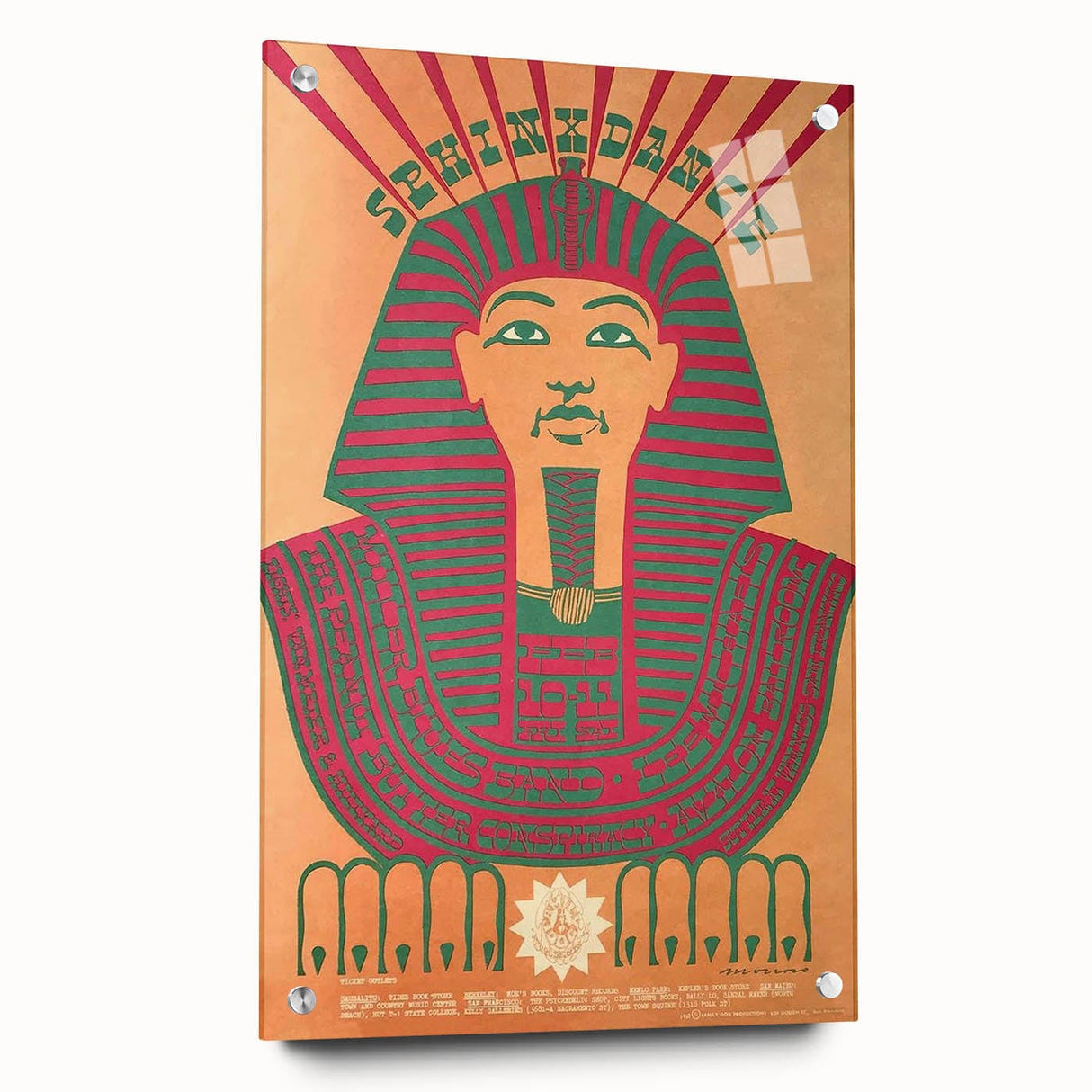 Retro Sphinkdance Poster - Vintage Psychedelic Wall Art