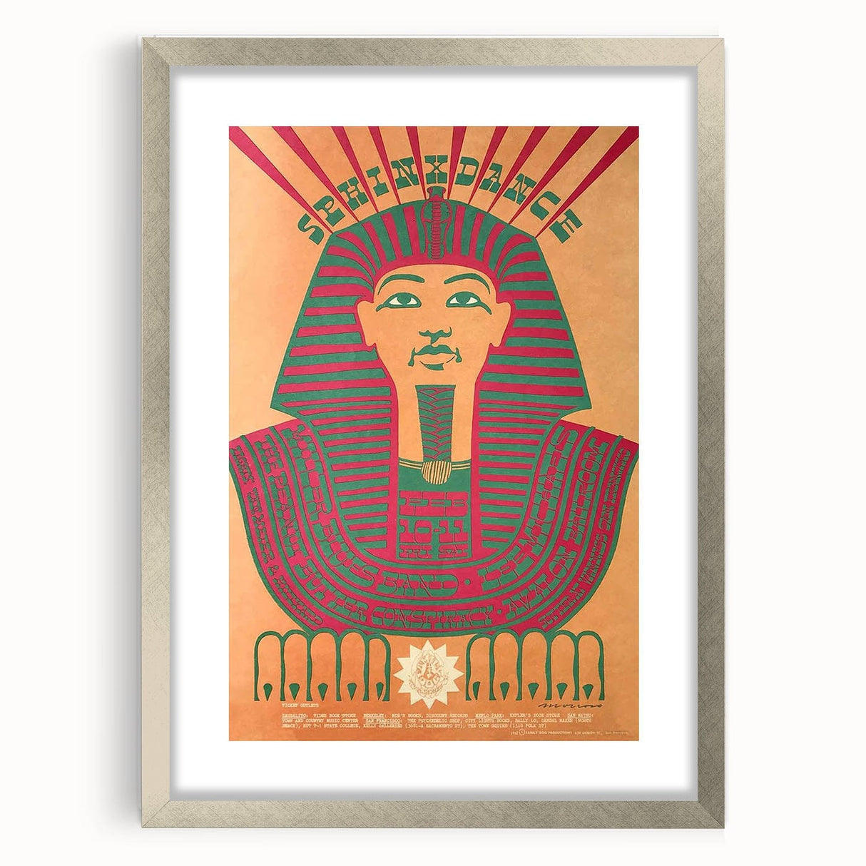 Retro Sphinkdance Poster - Vintage Psychedelic Wall Art