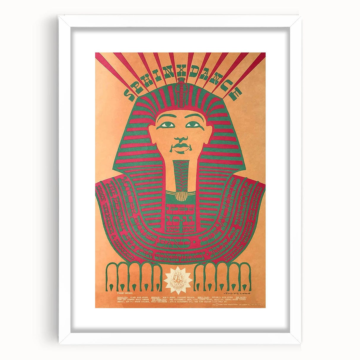 Retro Sphinkdance Poster - Vintage Psychedelic Wall Art