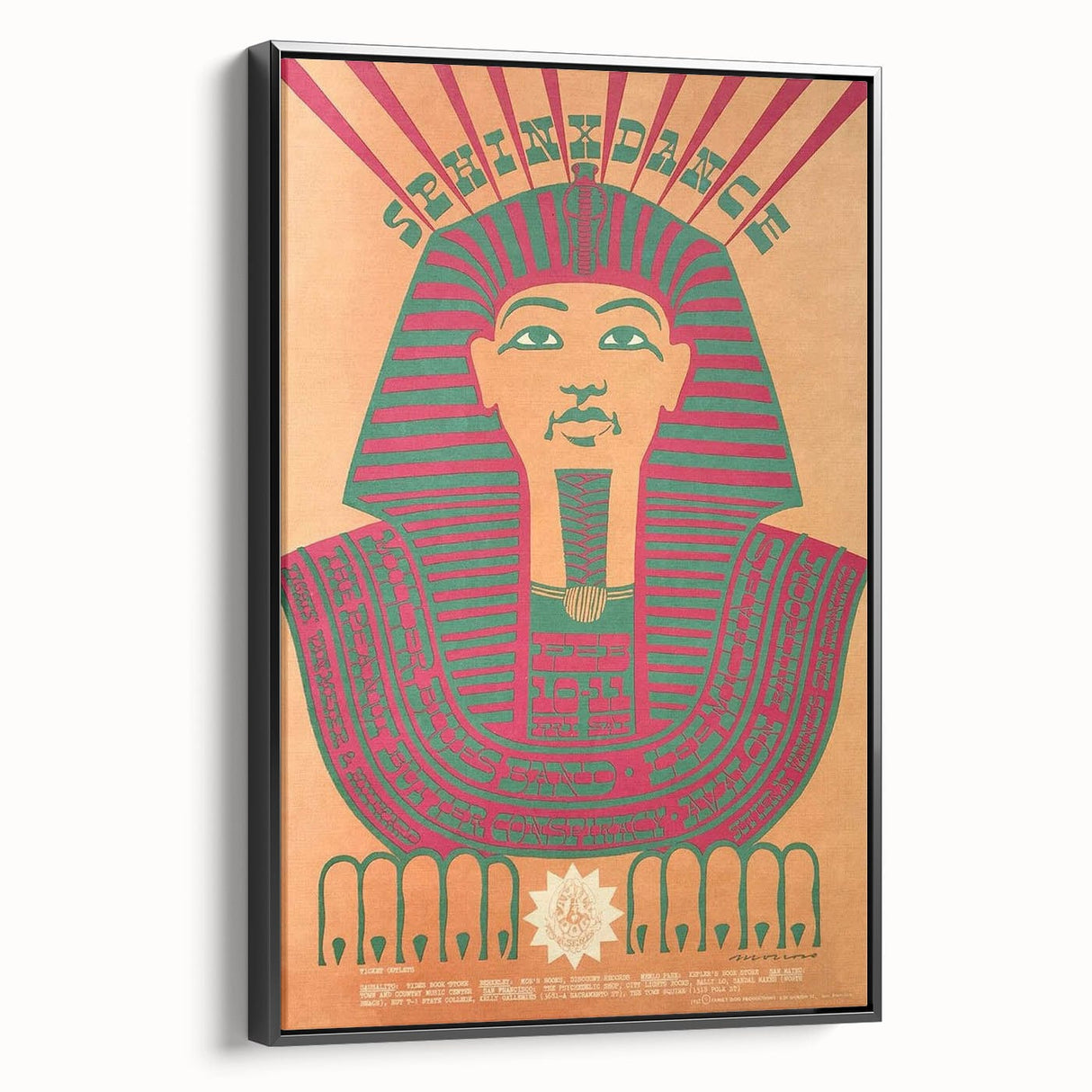 Retro Sphinkdance Poster - Vintage Psychedelic Wall Art