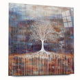 Rustic Abstract Tree Wall Art - Large Canvas & Framed Print