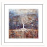 Rustic Abstract Tree Wall Art - Large Canvas & Framed Print
