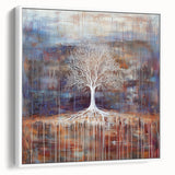 Rustic Abstract Tree Wall Art - Large Canvas & Framed Print