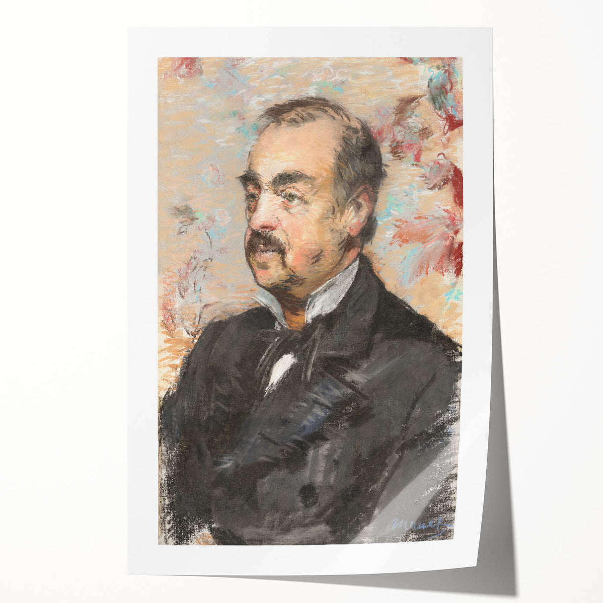 Édouard Manet Portrait Wall Art - Julien de la Rochenoire (1882)