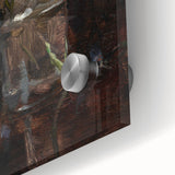 Modern Wall Art - Dark Floral Bouquet of Violets | Elegant Contemporary Art