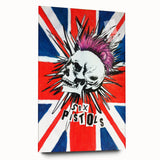 Retro Sex Pistols Poster - Vintage Punk Rock Wall Art