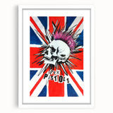 Retro Sex Pistols Poster - Vintage Punk Rock Wall Art