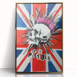 Retro Sex Pistols Poster - Vintage Punk Rock Wall Art