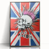 Retro Sex Pistols Poster - Vintage Punk Rock Wall Art
