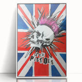 Retro Sex Pistols Poster - Vintage Punk Rock Wall Art