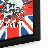 Retro Sex Pistols Poster - Vintage Punk Rock Wall Art