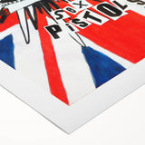 Retro Sex Pistols Poster - Vintage Punk Rock Wall Art