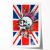 Retro Sex Pistols Poster - Vintage Punk Rock Wall Art