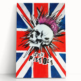 Retro Sex Pistols Poster - Vintage Punk Rock Wall Art