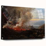Romanticism Art: Eruption of Vesuvius - Historical Canvas Print
