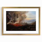 Romanticism Art: Eruption of Vesuvius - Historical Canvas Print